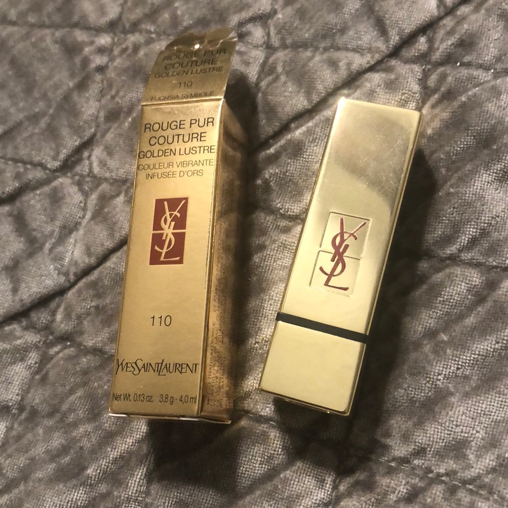 YSL Golden Lustre -110 Fuschia Symbol lipstick